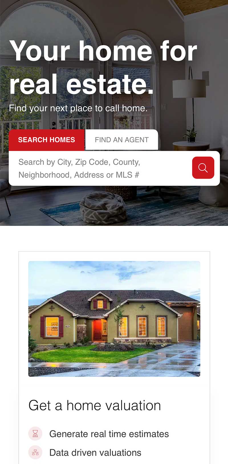 Fathom Realty Agent Home Search Website